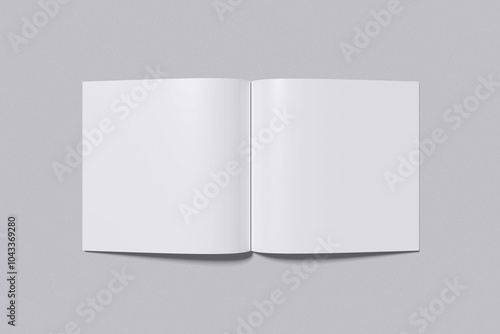 Square Book Mockup