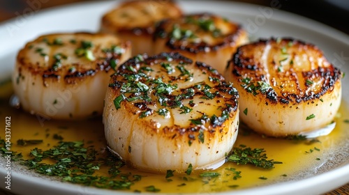 Savory sear the art of cooking perfect scallops in garlic butter