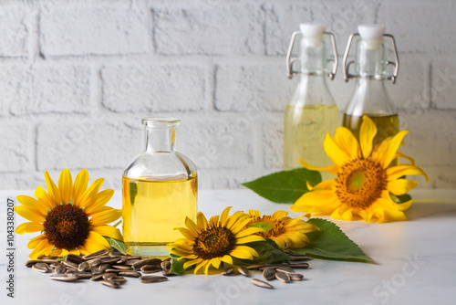 Sunflower, sunflower oil an...