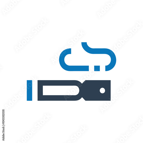 Vape Pen Icon on white background