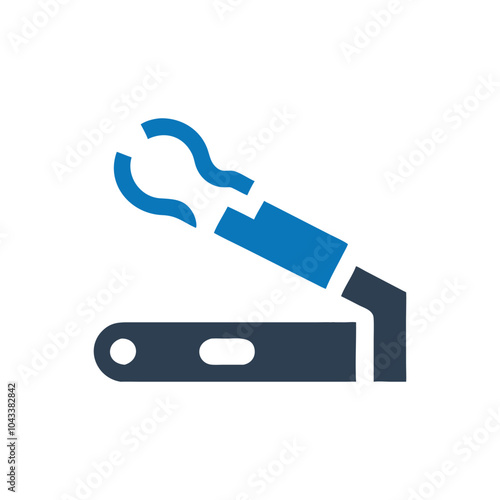 Vape Pen Icon on white background