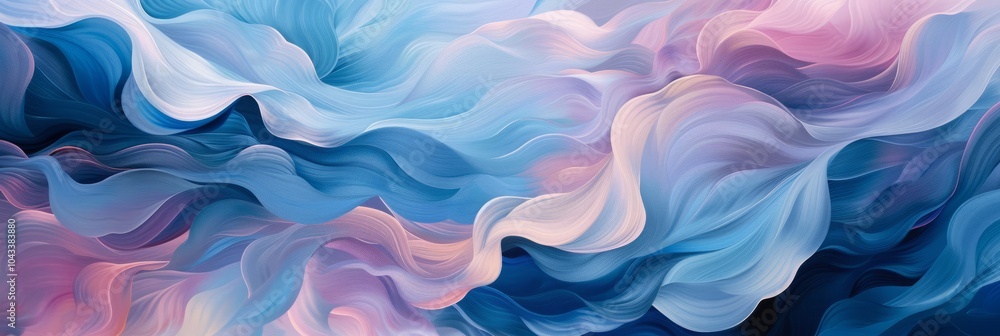 Abstract Fluid Art with Blue and Pink Swirls Abstract Fluid Art with Blue and Pink Swirls
