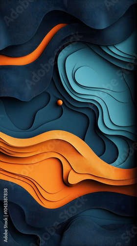 Abstract floral swirl pattern in red and purple with seamless texture and decorative elements