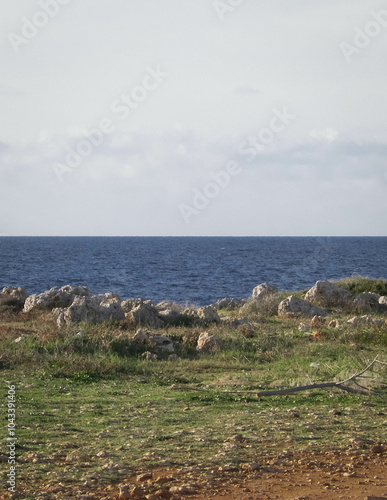 Coastal area on Cyprus, Asia. photo