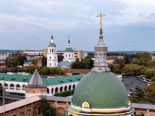 Ensemble of the Zaraysk Kremlin St. John the baptist Cathedral