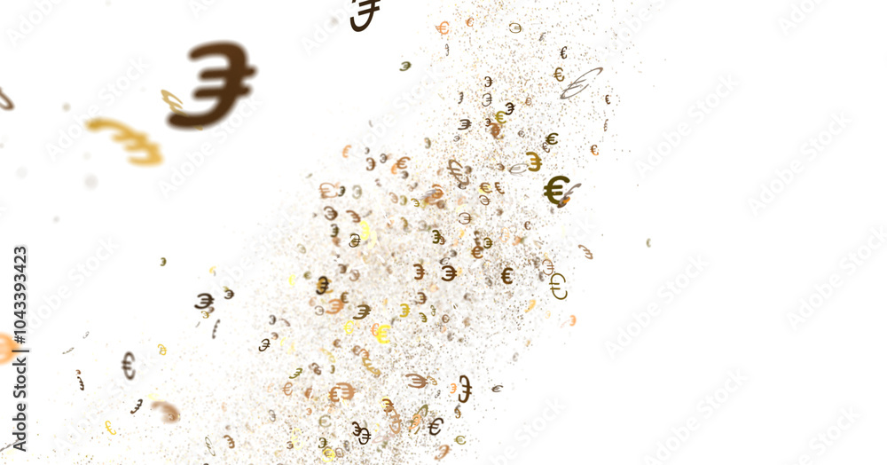 Obraz premium Golden Sparkle Abstract