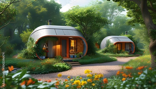 Exploring sustainable living the rise of eco-friendly micro homes in nature-inspired settings photo