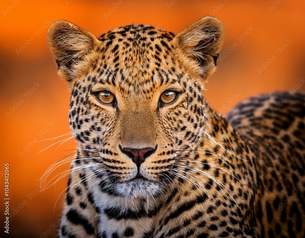 Obraz premium Portrait of an African Leopard