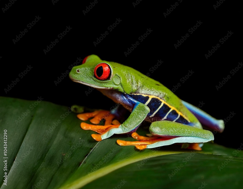 Agalychnis callidryas, known as the red-eyed tree frog, is an arboreal hylid native to Neotropical Agalychnis callidryas, known as the red-eyed tree frog, is an arboreal hylid native to Neotropical