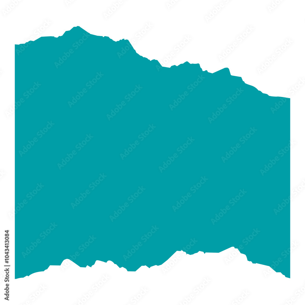 Teal ripped paper png sticker, transparent background Teal ripped paper png sticker, transparent background