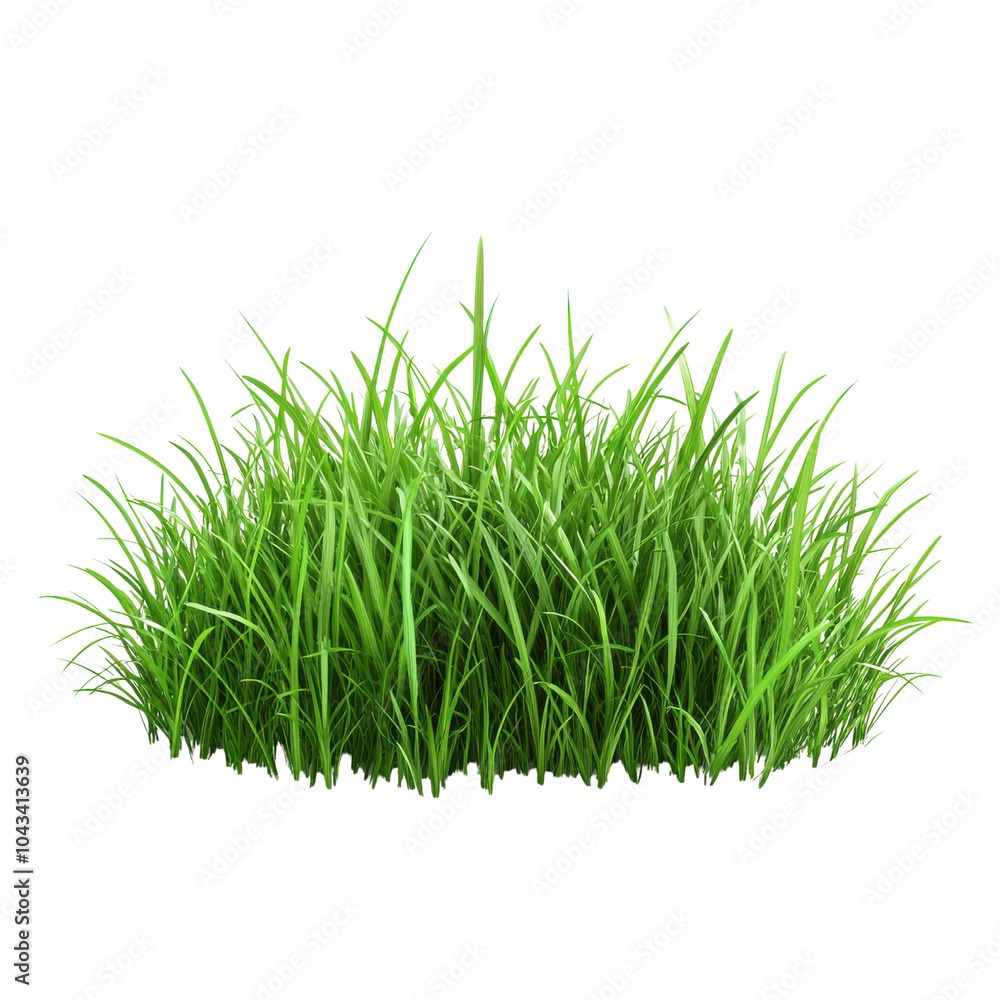 Obraz premium green grass isolated on white