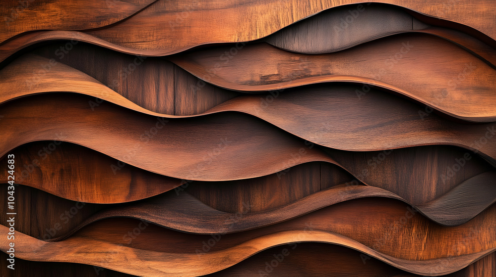 Wood art background - Abstract closeup of detailed organic brown wooden waving waves wall texture banner wall Wood art background - Abstract closeup of detailed organic brown wooden waving waves wall texture banner wall