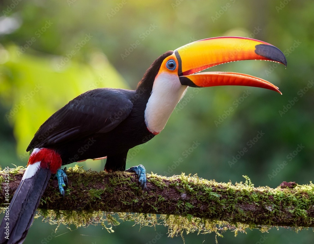 Obraz premium Closeup of Keel-billed Toucan