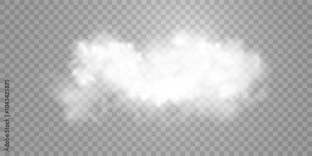 Fog or smoke isolated transparent special effect. White vector cloudiness, mist or smog background. Vector illustration Fog or smoke isolated transparent special effect. White vector cloudiness, mist or smog background. Vector illustration