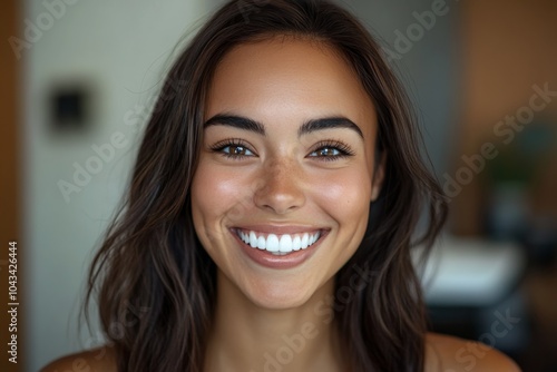 Joyful Woman with a Bright Smile