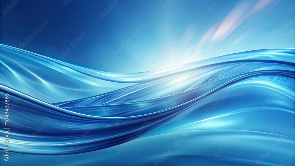custom made wallpaper toronto digitalabstract blue swoosh background with soft smooth elegant wave Extreme Close-Up