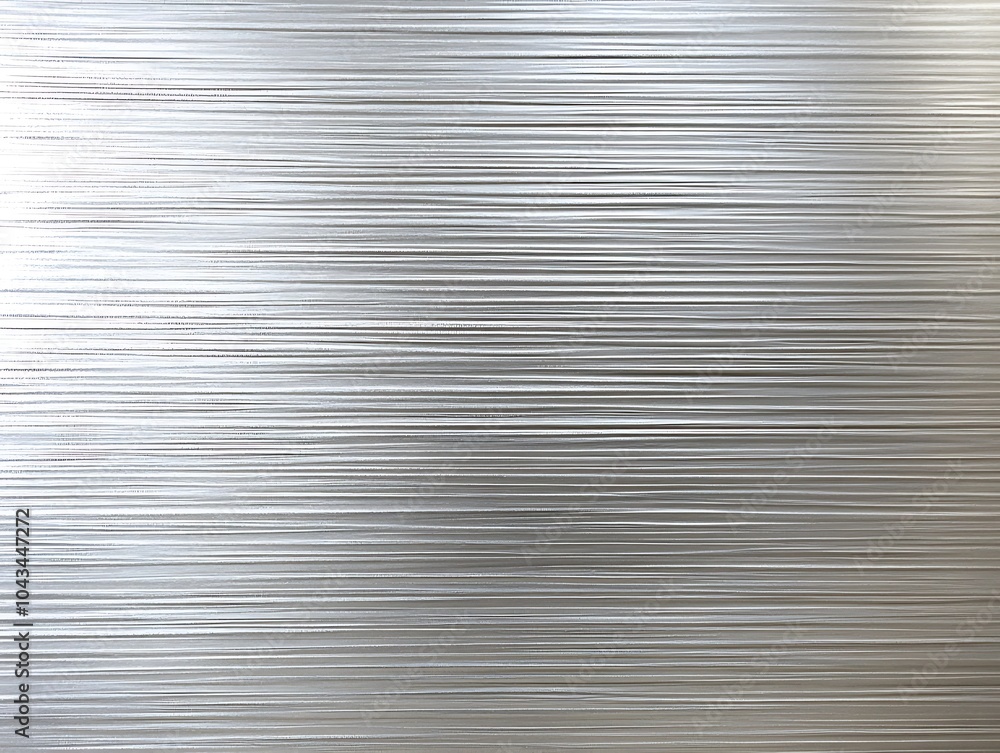 Brushed metal background with subtle horizontal texture and gradient light reflection in a smooth industrial surface design Brushed metal background with subtle horizontal texture and gradient light reflection in a smooth industrial surface design