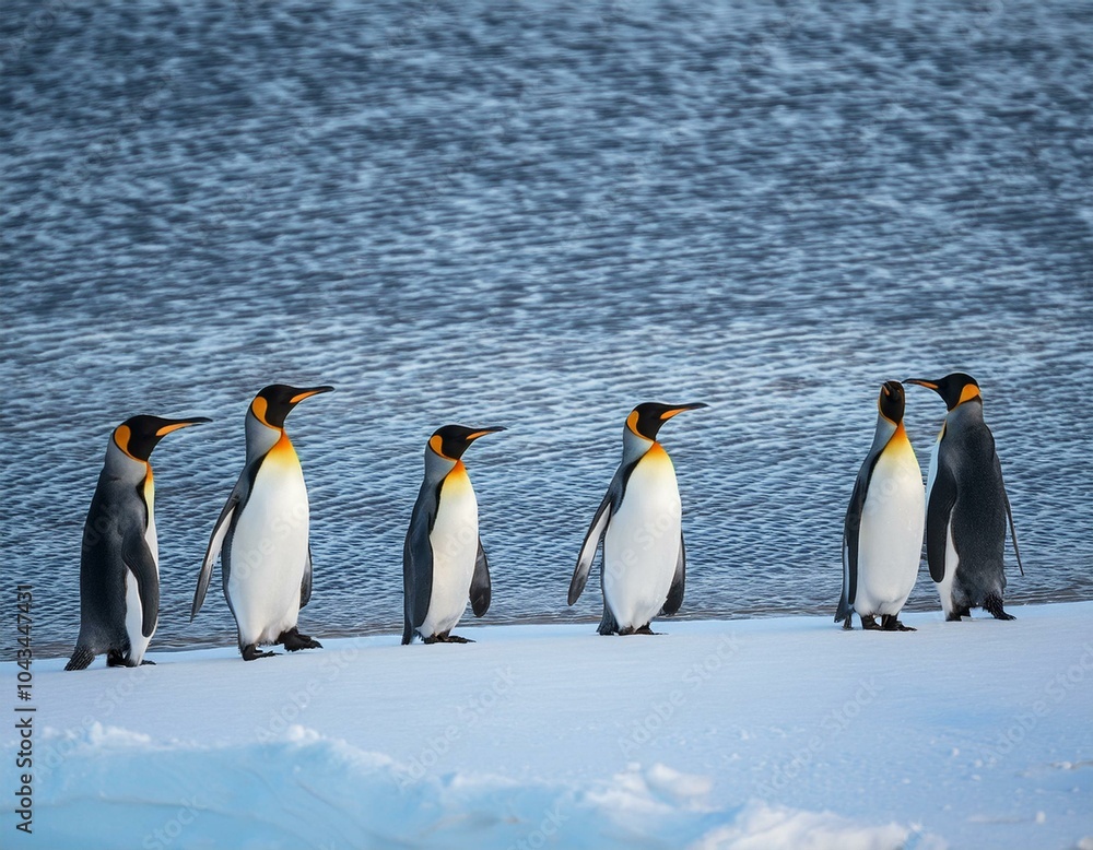 Obraz premium Emperor penguin chick. Close-up