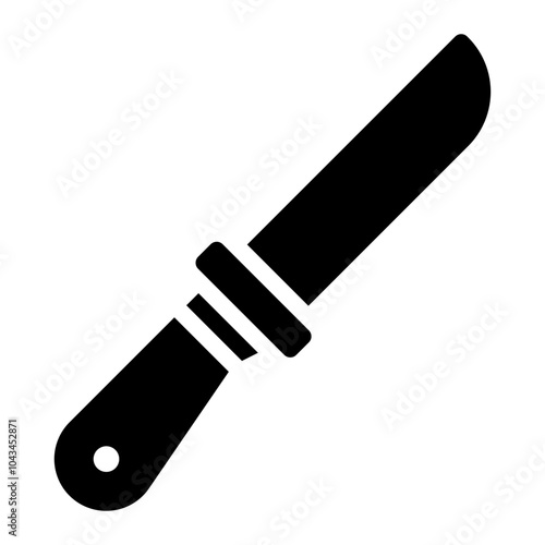 knife glyph icon