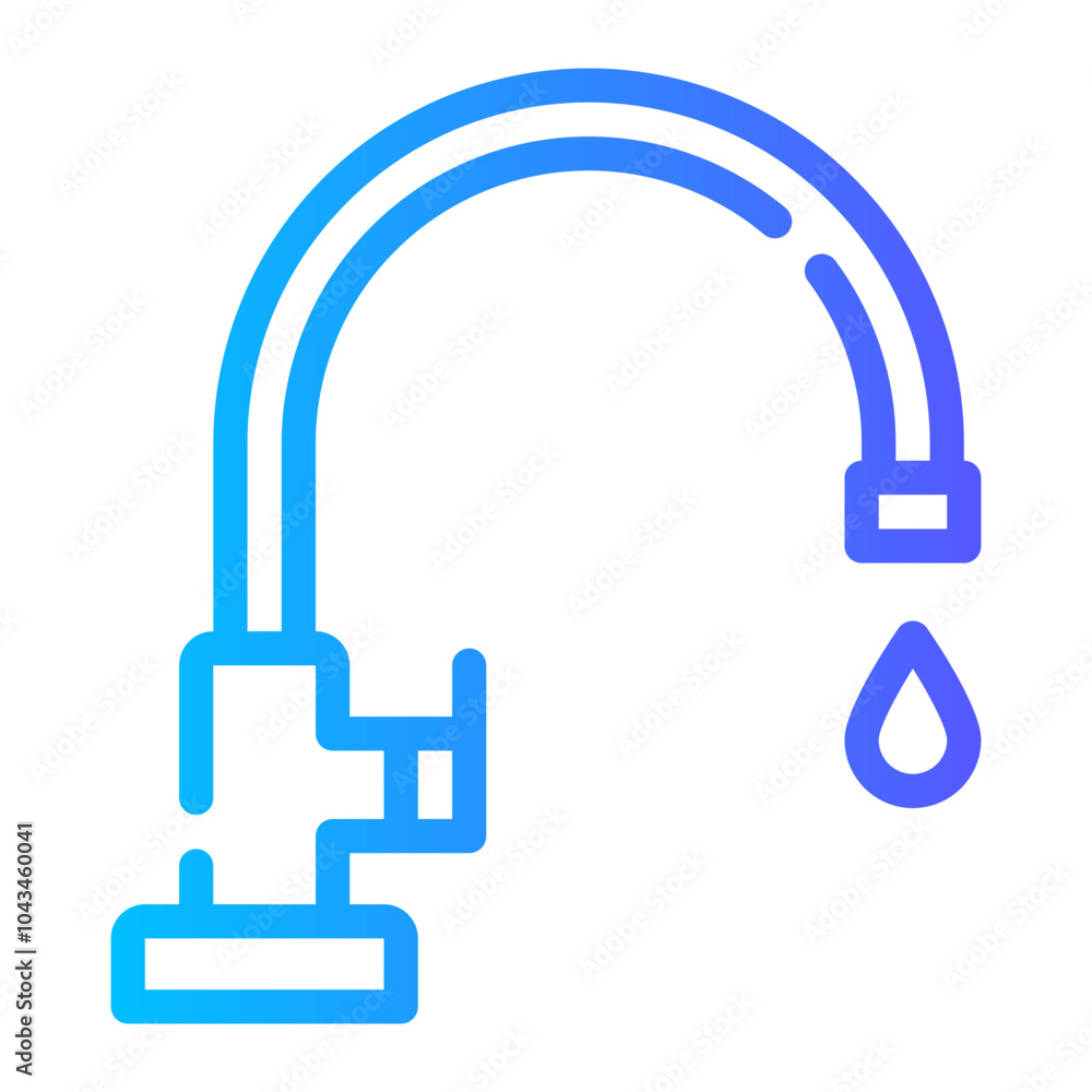faucet gradient icon faucet gradient icon