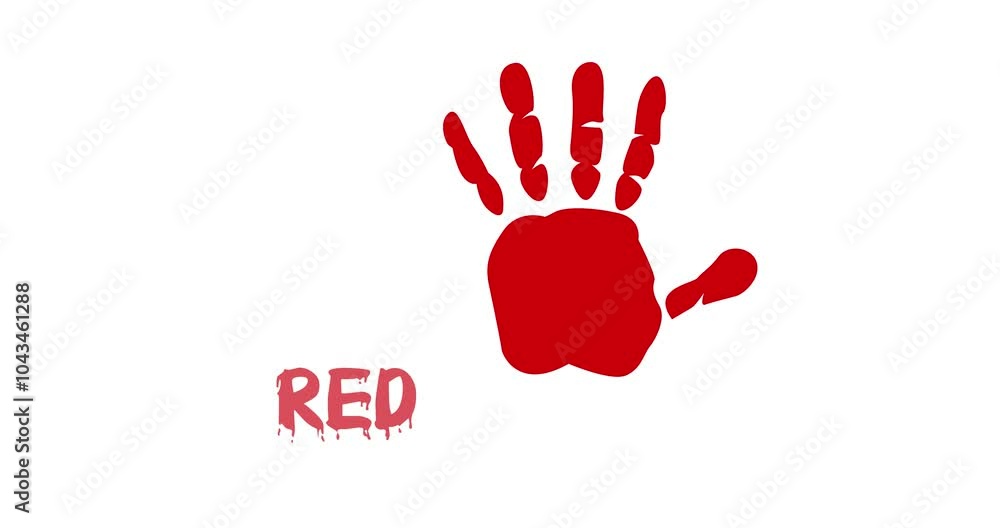 red hand day animation video, ideal for red hand day celebration red hand day animation video, ideal for red hand day celebration
