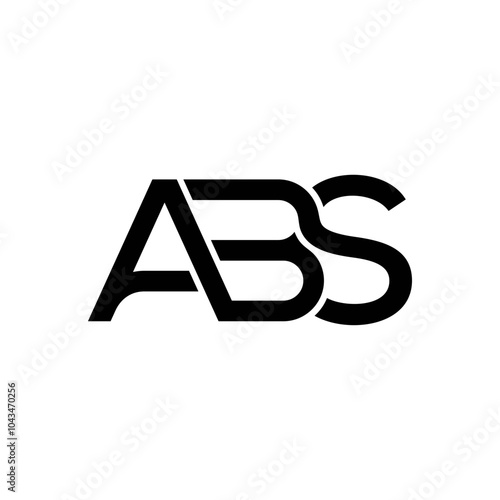 Typography Text ABS, Initials ABS, Monogram ABS Logo Design Inspiration.