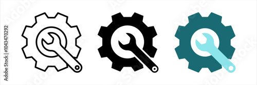 Repair icon set. service sign. for mobile concept and web design. vector illustration on white background