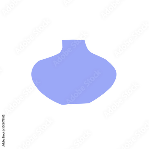 Empty ceramic vases vector collection