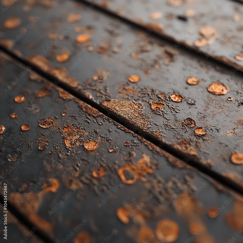 Close-up of rusty metal surface with weathered texture and corrosion details. Close-up of rusty metal surface with weathered texture and corrosion details.