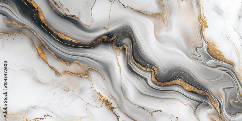 Obraz premium It appears to resemble a beautiful marble texture adorned with gold glitter