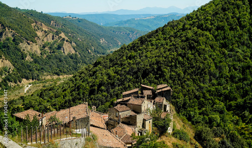Wallpaper Mural Armento, ancient village of Lucania, Potenza, Basilicata, Italy Torontodigital.ca
