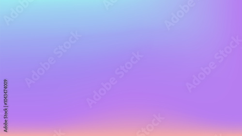 Purple iridescent gradient background. Abstract hologram neon color design. Teal and pink ombre. Bright 90s pearlescent effect. Unicorn glam gradation for disco banner. Soft trendy blur bg template.