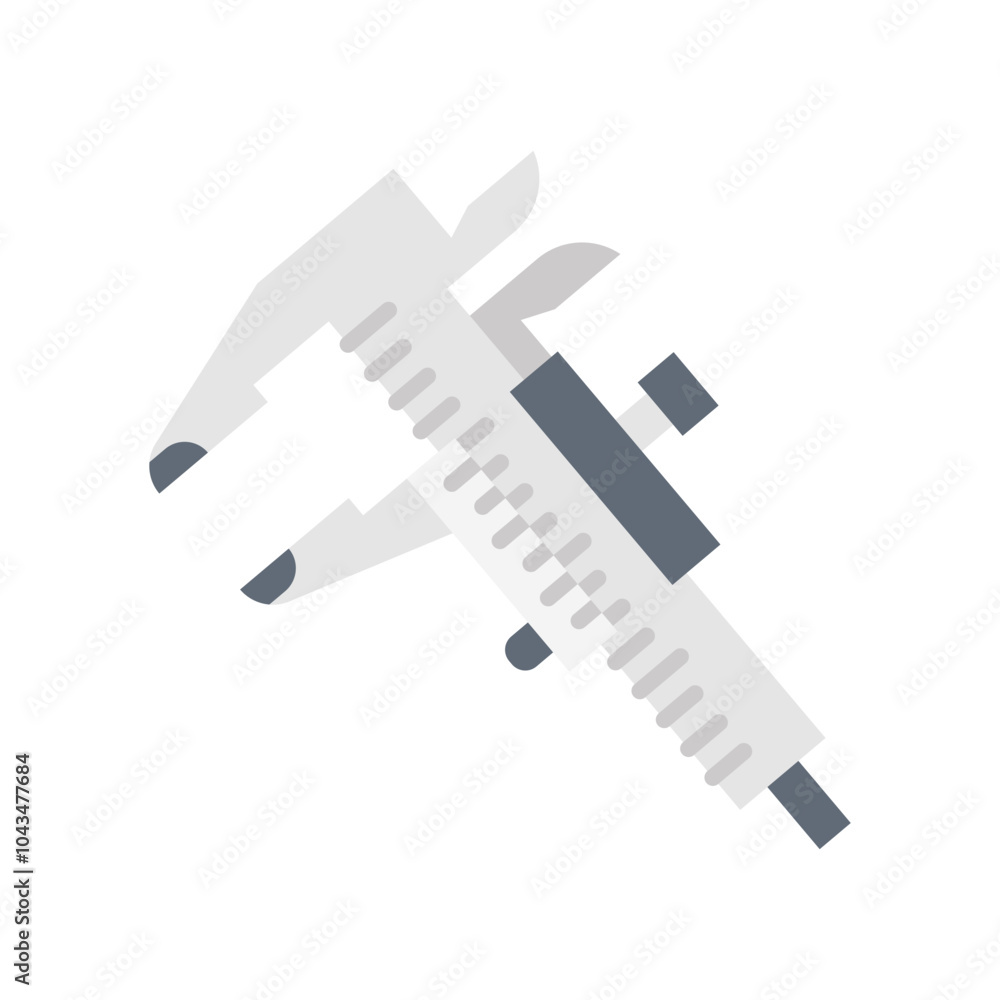 Caliper Flat Icons, Vector illustration Caliper Flat Icons, Vector illustration