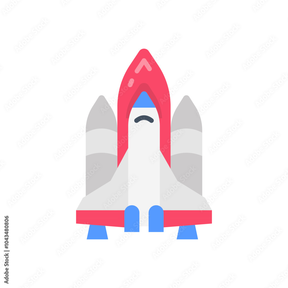 Spaceship Flat Icons, Vector illustration Spaceship Flat Icons, Vector illustration