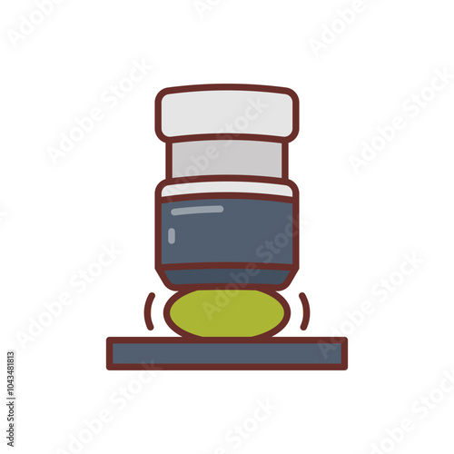 Press Filled Icons , Vector illustration