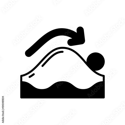 Energy Glyph Icon, Vector illustration