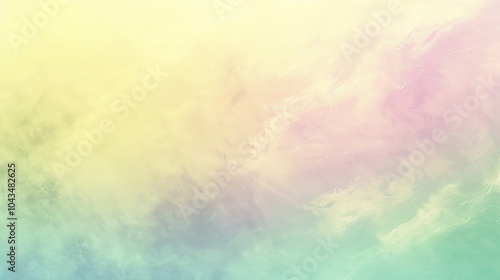 A pastel background featuring shades of light yellow, mint green, and lavender