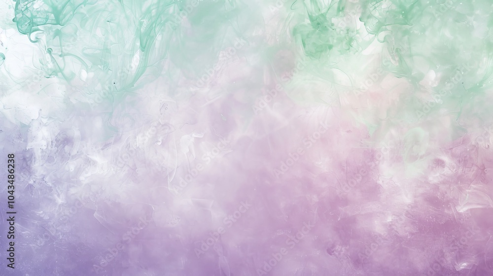 Obraz premium A pastel background featuring shades of light yellow, mint green, and lavender
