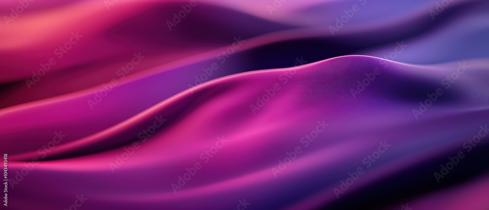 Colorful waves of fabric texture, blending shades of purple and pink, creating an abstract and artistic background. Colorful waves of fabric texture, blending shades of purple and pink, creating an abstract and artistic background.
