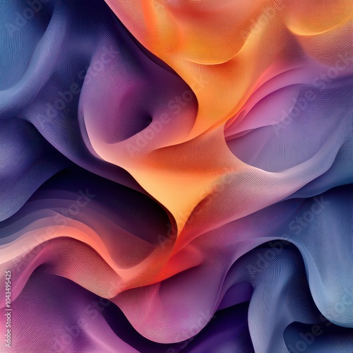 Abstract Wavy Gradient Design