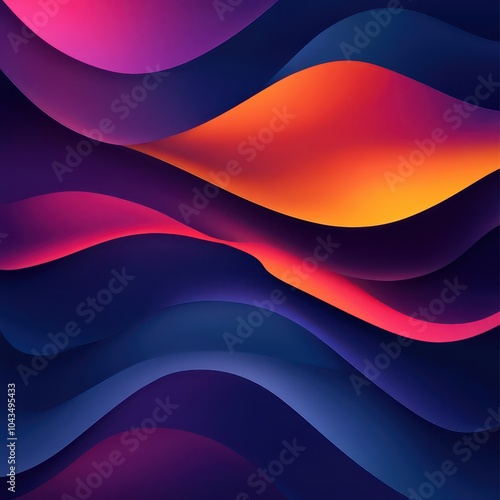 Abstract Wavy Gradient Design