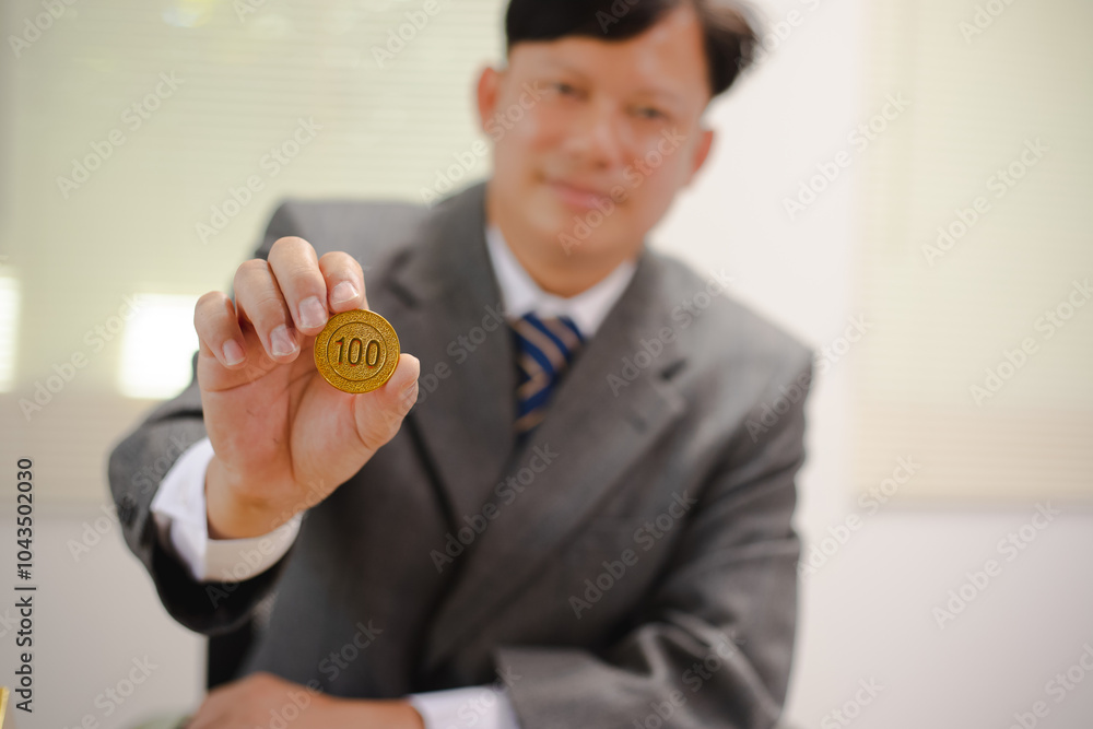 Illustration of a businessman working hard with gold bars, assessing investments and transactions in a financial office, demonstrating asset allocation and precious metals trading strategies. Illustration of a businessman working hard with gold bars, assessing investments and transactions in a financial office, demonstrating asset allocation and precious metals trading strategies.