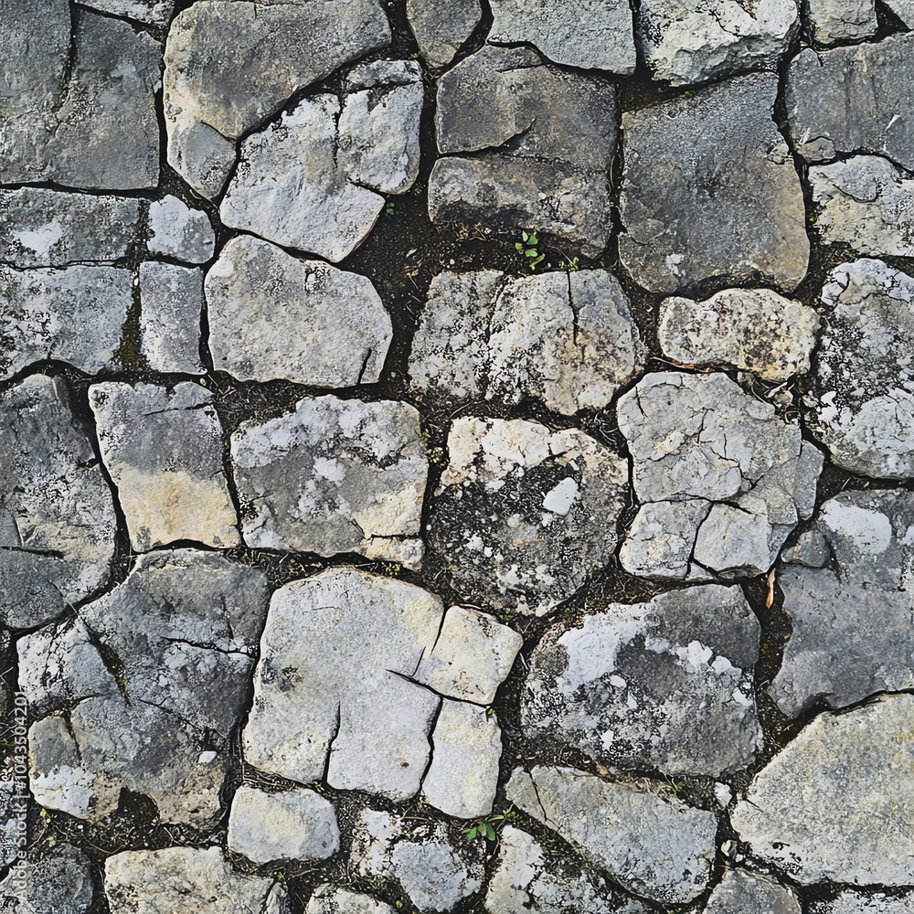 Natural stone pavement texture with irregularly shaped rocks in earthy tones, showcasing rustic outdoor aesthetic. Natural stone pavement texture with irregularly shaped rocks in earthy tones, showcasing rustic outdoor aesthetic.