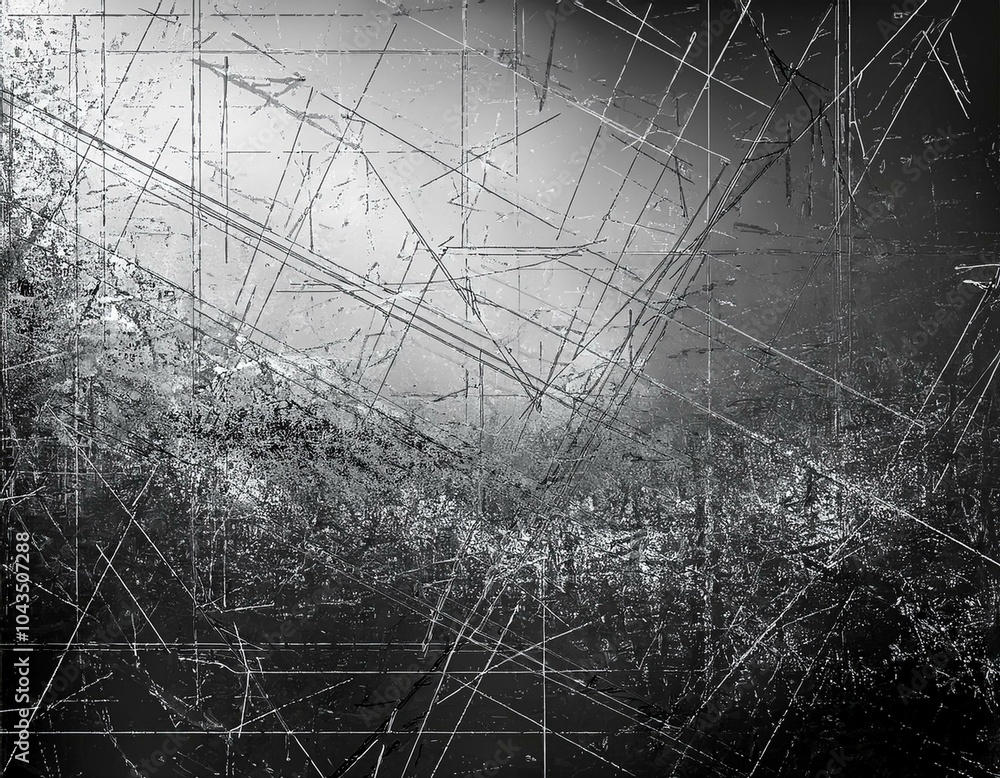 Fototapeta premium Abstract background. Monochrome texture. Image includes a effect the black and white tones.
