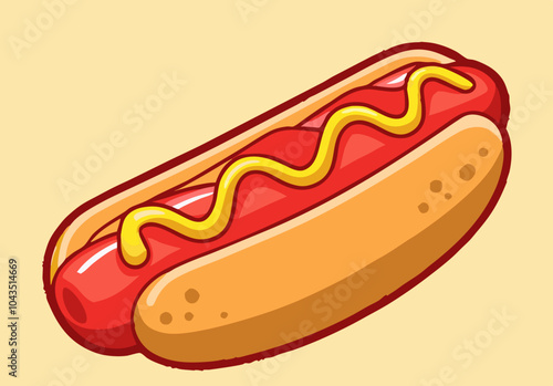 hot dog illustration