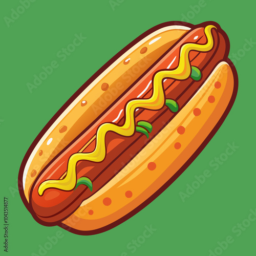 hot dog illustration