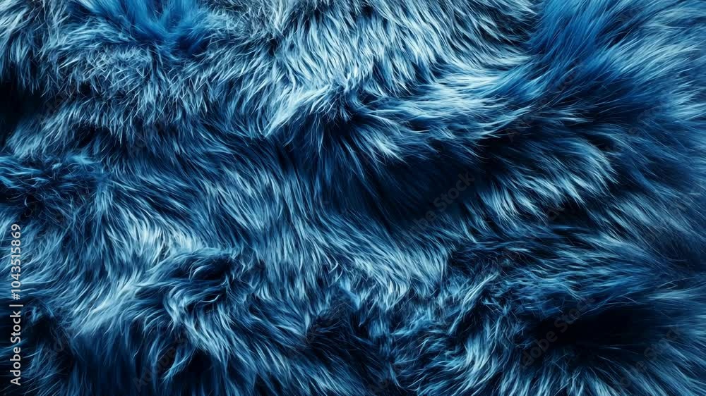 A close-up shot of soft, blue fur A close-up shot of soft, blue fur