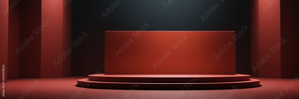 3d render of vector abstract background. Podium for show product 3d render of vector abstract background. Podium for show product