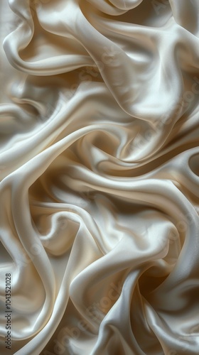 Close Up View of White Fabric
