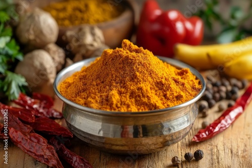 Vibrant Spices for Indian Curry photo